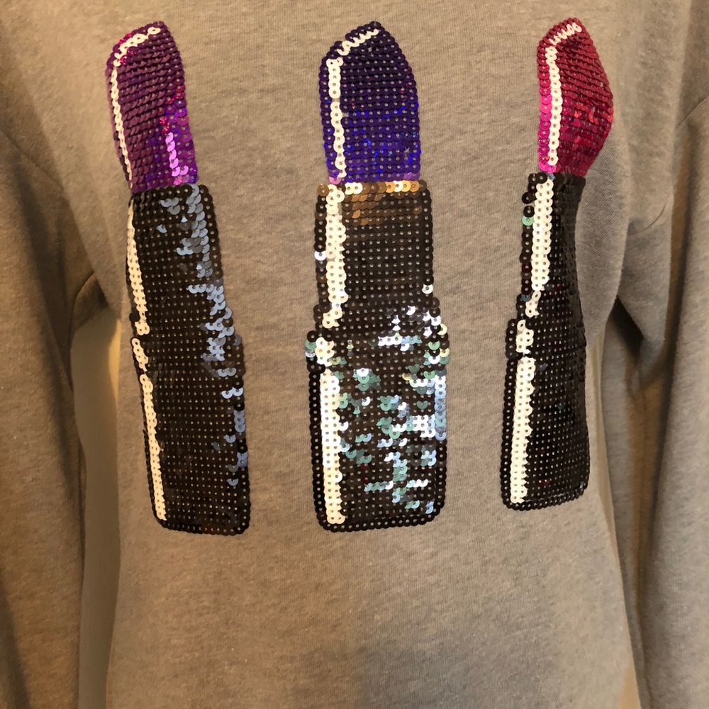 Juicy couture sequin sweatshirt medium - Picture 2 of 3